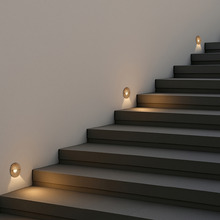 Iker Brass & Glass LED Step Light